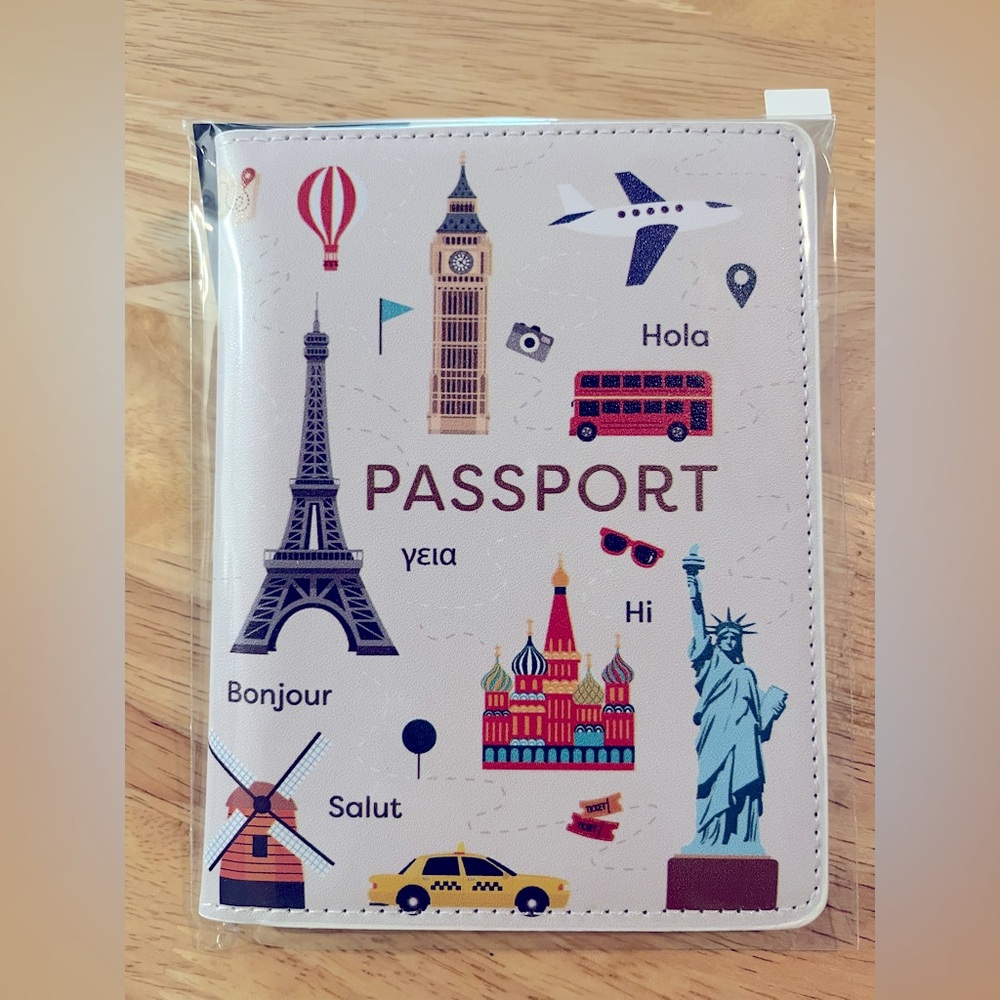 2 Travel-Themed Passport Holders - Picture 3 of 5